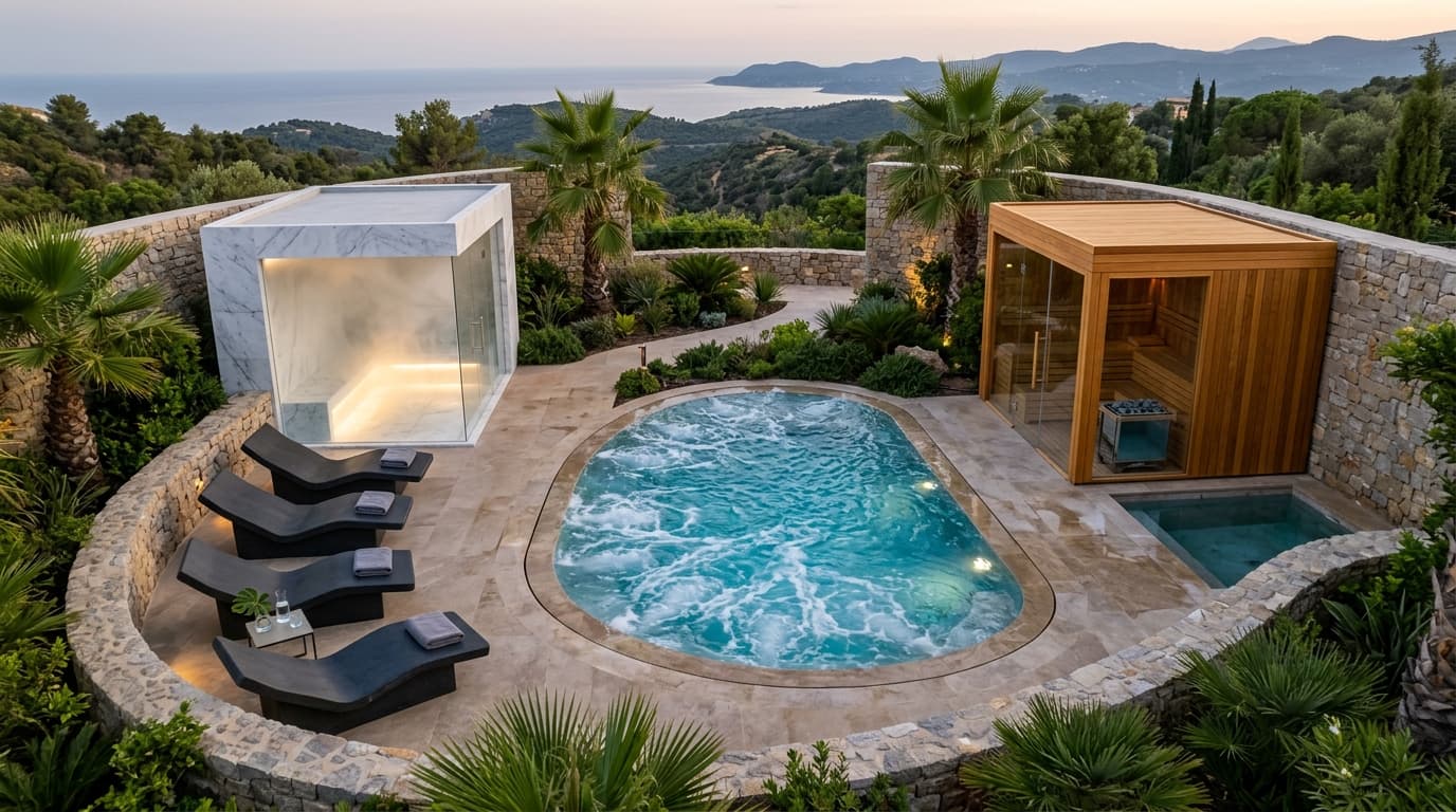 Circuito termal con jacuzzi, sauna y zona relax